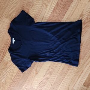 SUNDRY Navy 100% Cotton Tee, Size 0 or XS